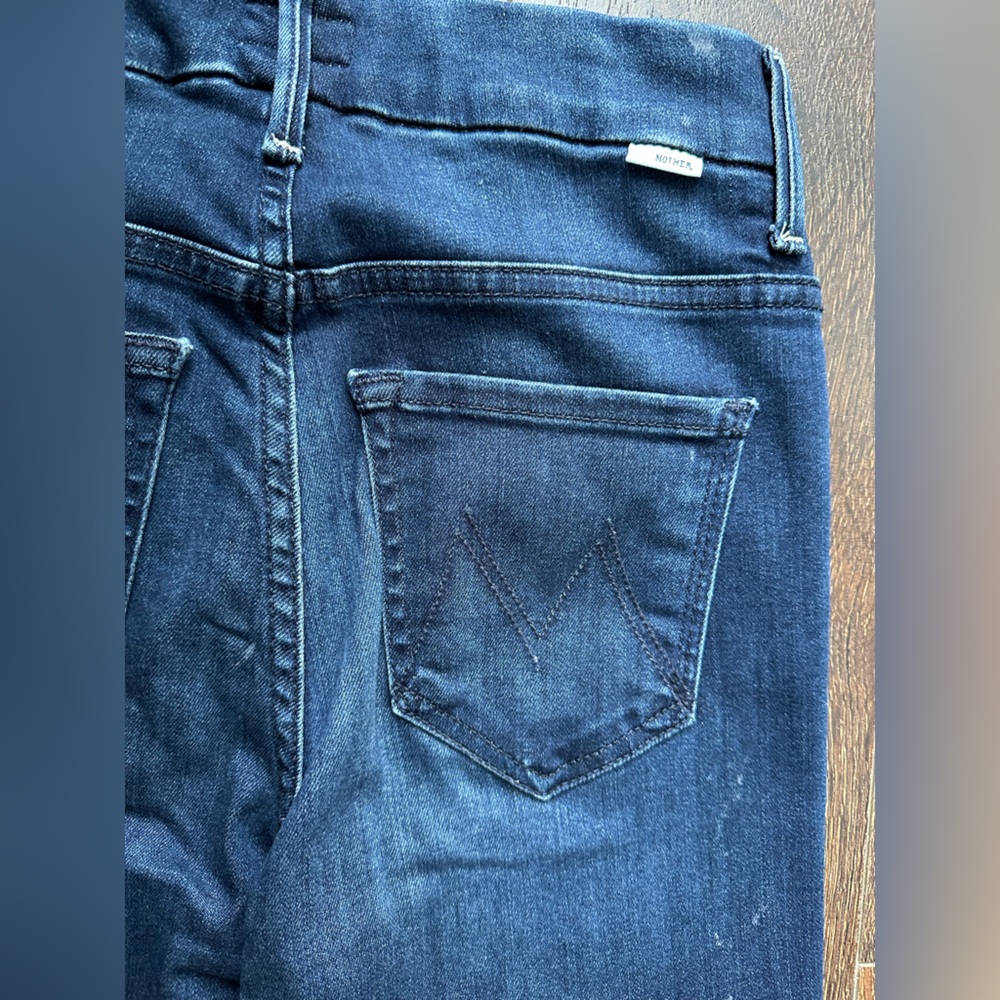 MOTHER DENIM HIGH WAISTED LOOKER ANKLE FRAY JEAN - Picture 8 of 16